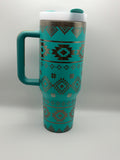 Aztec Pattern Tumbler