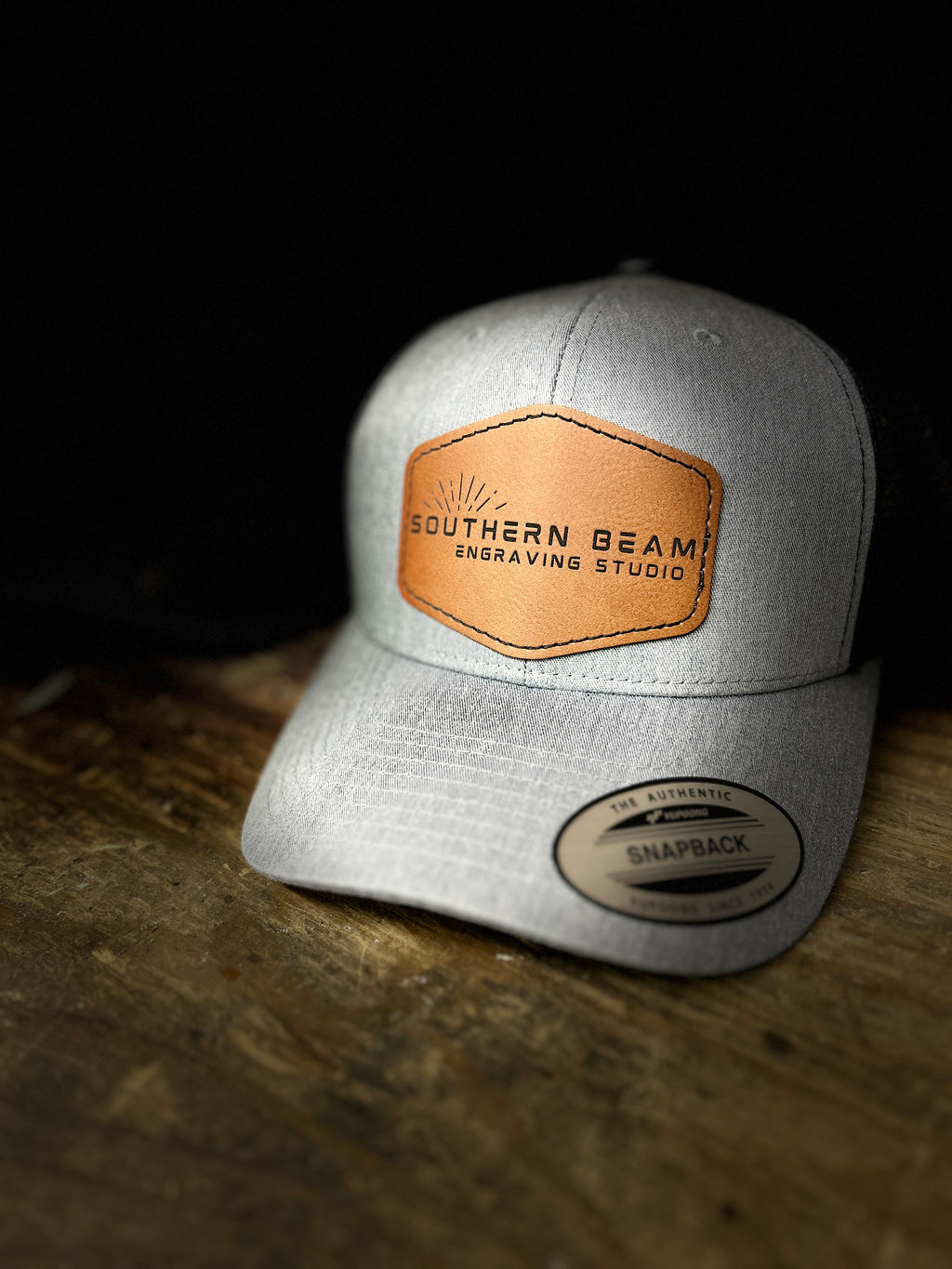 Leatherette Patch Hat