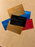 0.4mm Metal Business Cards