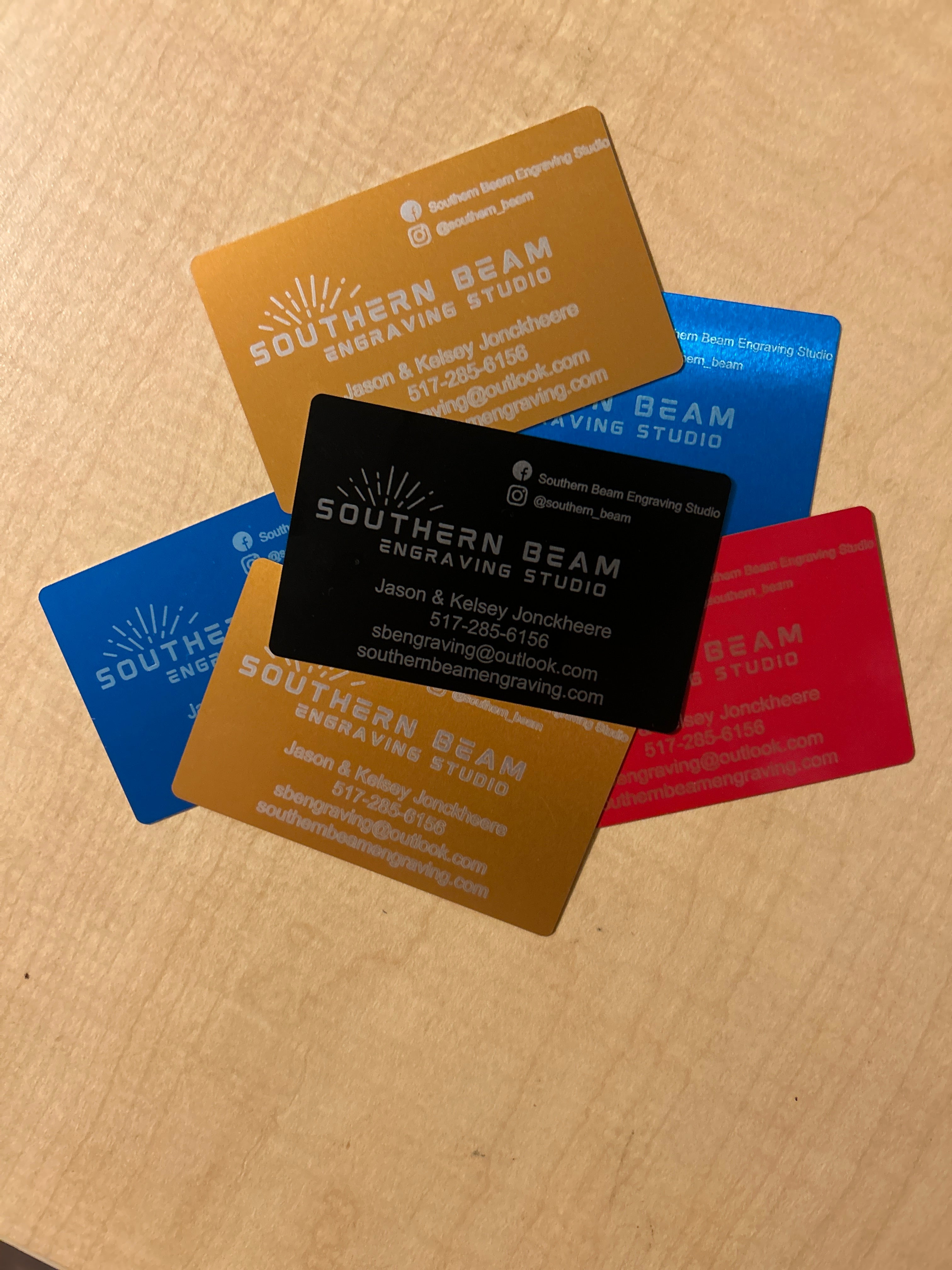 0.4mm Metal Business Cards